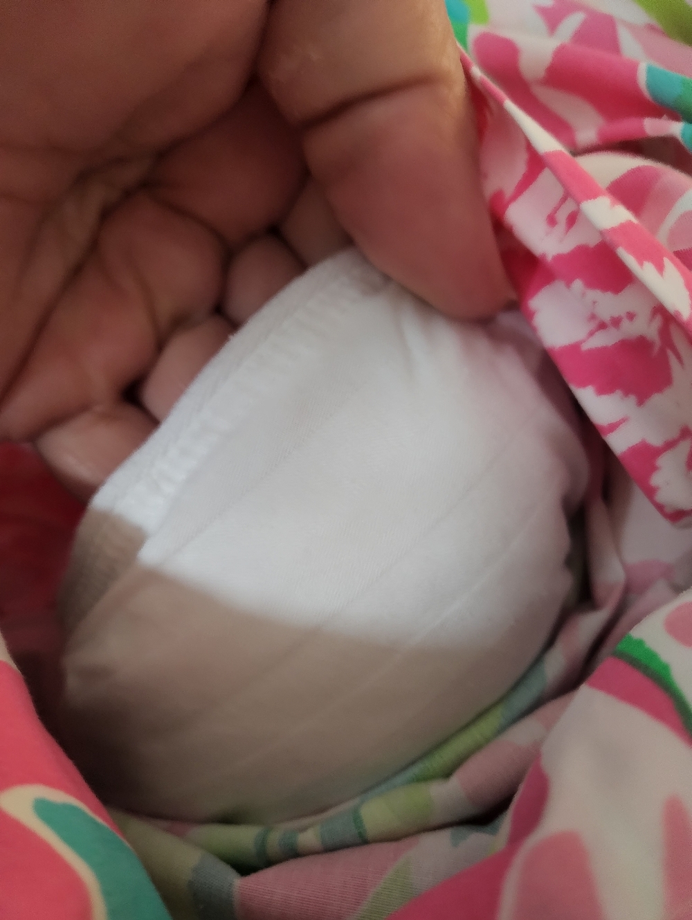 Lilly Pulitzer Pink & Green Tropical Print Quilt Cover by Pottery Barn - Picture 6 of 9